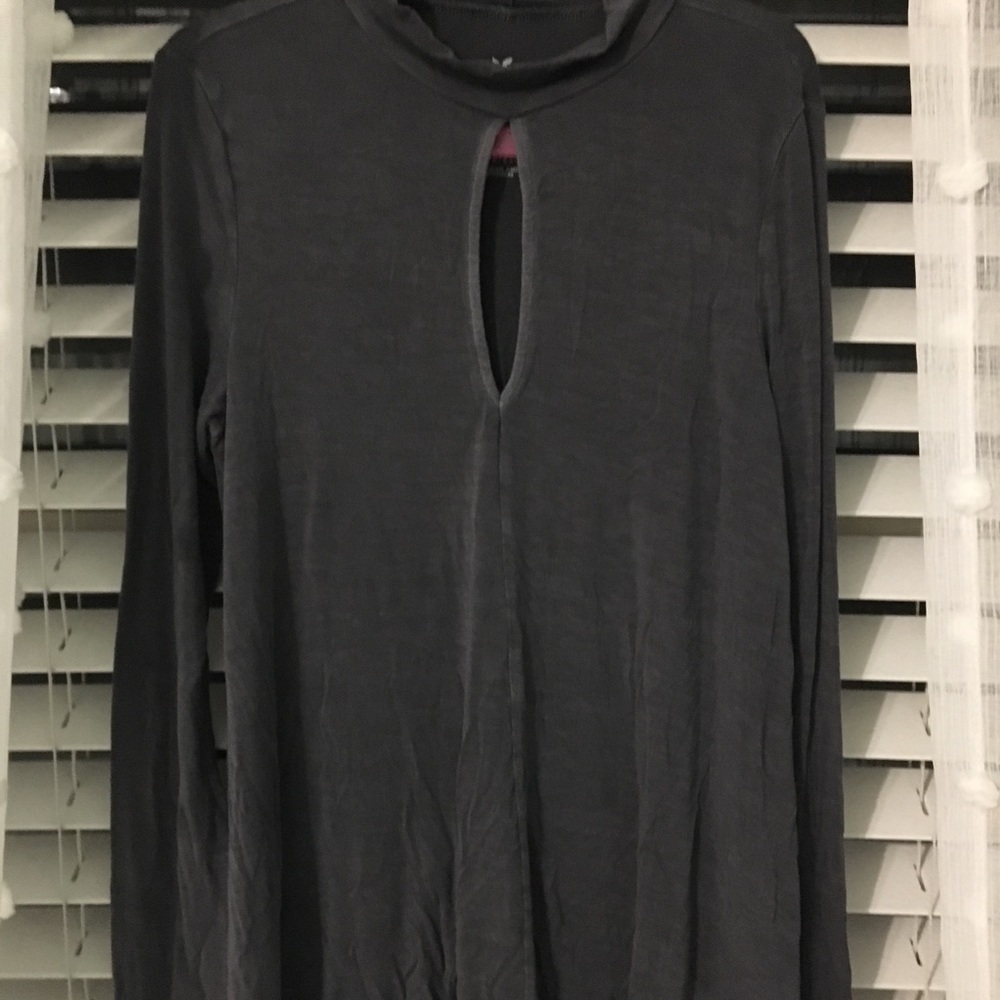 Black/ grey shirt